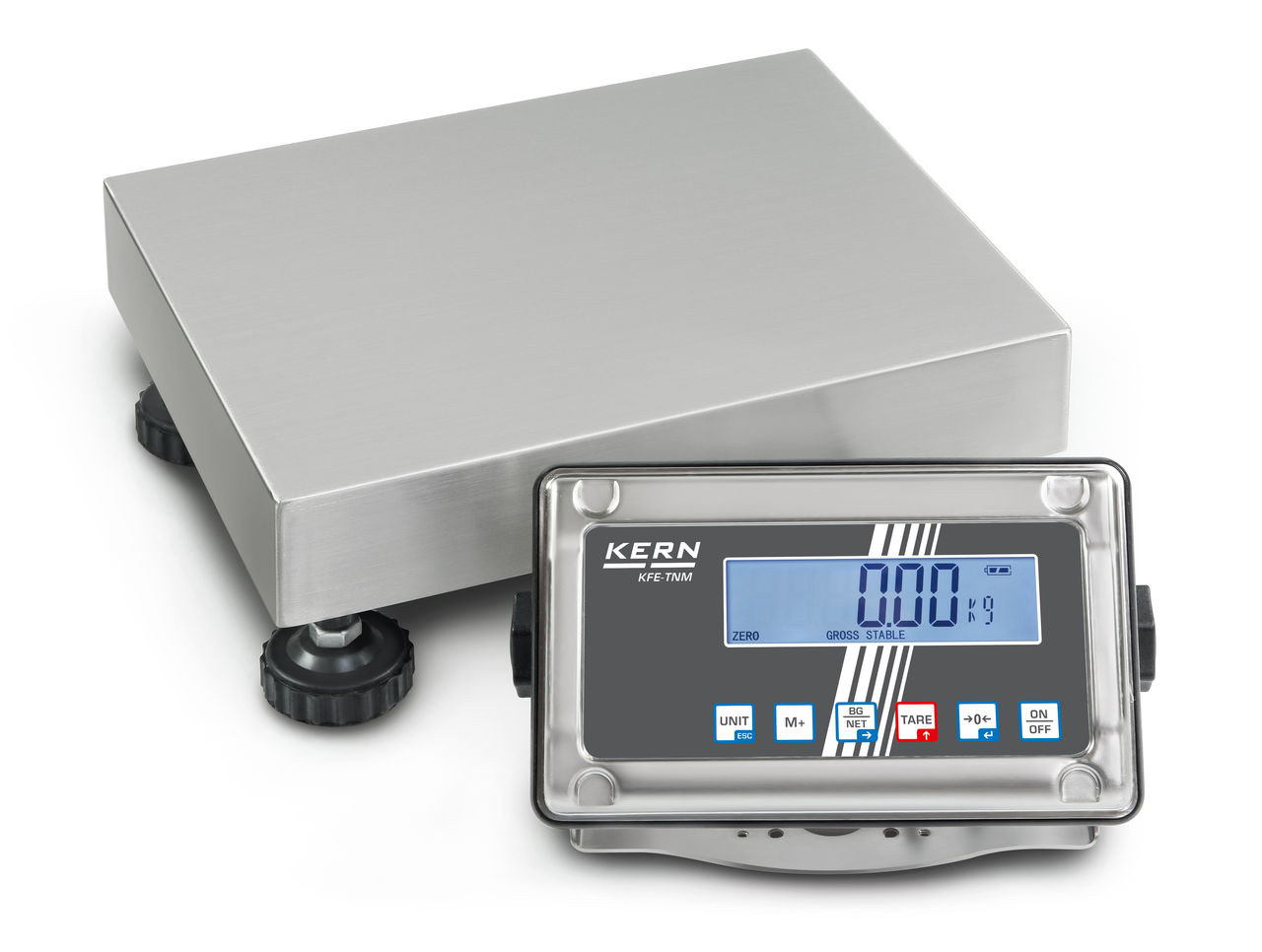 Platform Scale With Stainless Steel Display Device KERN SFE 10K-3NM