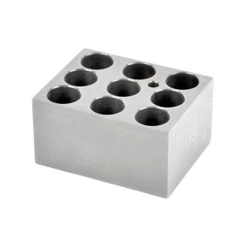 Block for 9 x 21 mm sample vial