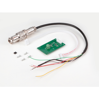 Verification compatible stainless steel connector, RAL 9002